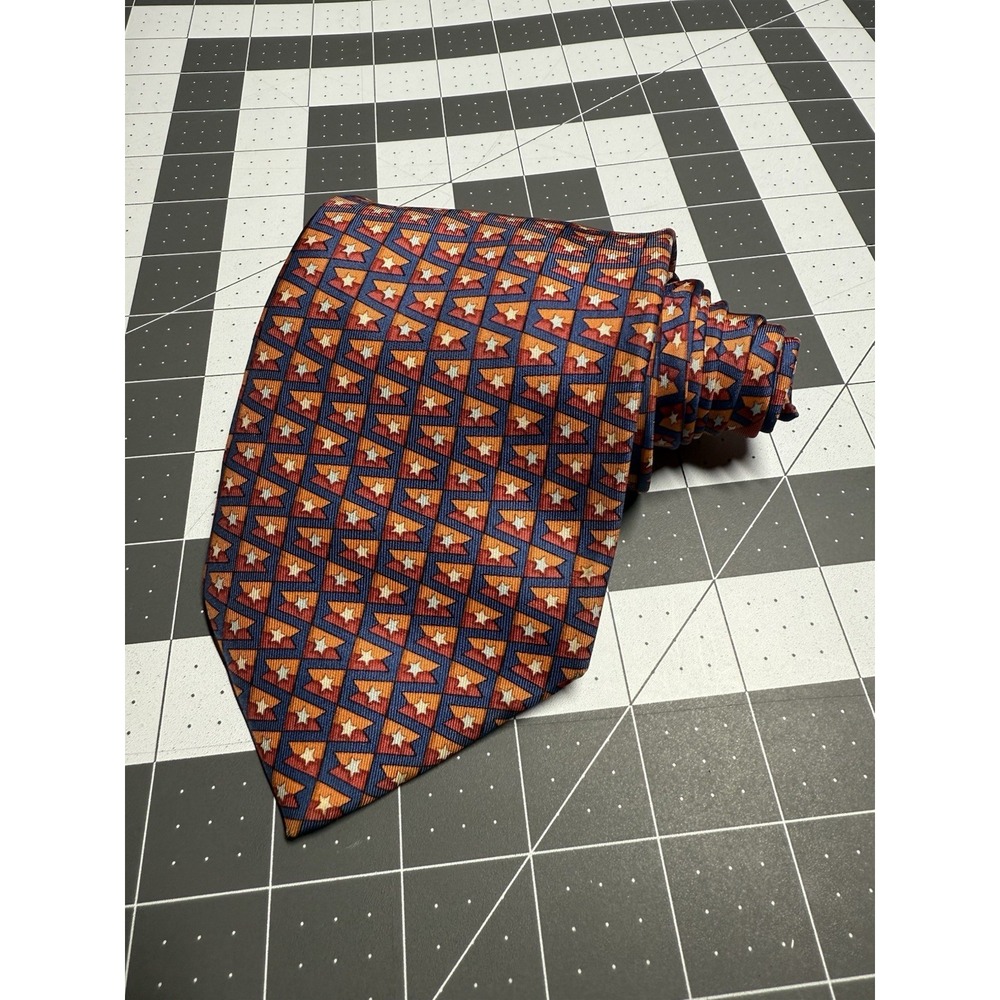 Salvatore Ferragamo Silk men's Necktie red Made in Italy
